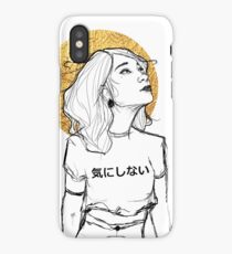 I don't care iPhone Case