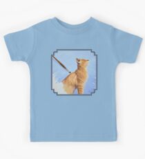 Brushing the Cat - Oil Painting Kids Tee