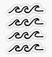 Wellen Sticker