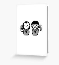 Pulpy Fiction Greeting Card