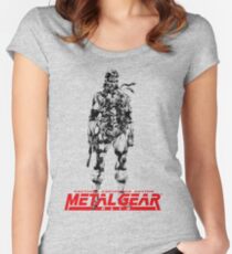 Metal Gear Solid Women's Fitted Scoop T-Shirt