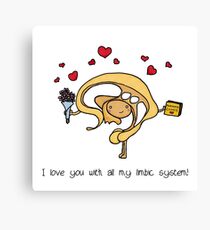 Limbic Valentine Canvas Print