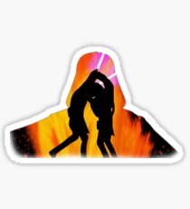 Star Wars - Anakin Skywalker Vs Obi Wan Kenobi Sticker