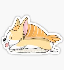 Sashimi Corgi Sticker