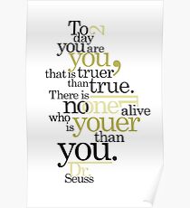 Dr. Seuss Quote Poster