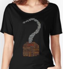 Captain Hook Once Upon A Time Typography Women's Relaxed Fit T-Shirt