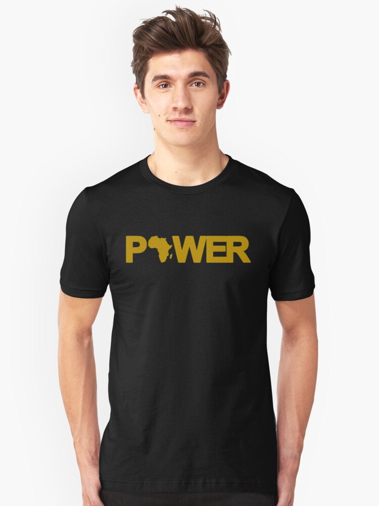 Alternate view of Black Power Third Culture Series Slim Fit T-Shirt