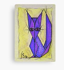 blue fox Canvas Print