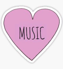Pegatina AMOR POR LA MÚSICA