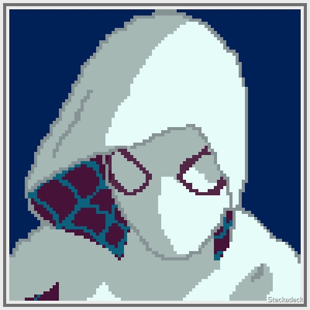 "Pixel Spider-Gwen" by Steckadeck | Redbubble