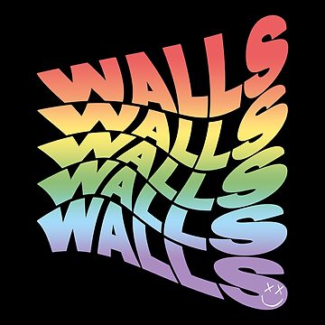 Rainbow Walls Louis Tomlinson black background Kids T-Shirt for Sale by  lashton9173
