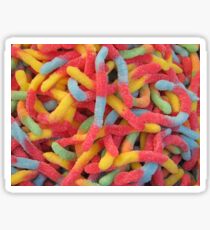Sour Gummy Worms Sticker