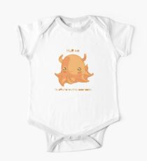 Hug Me. I'm Opistoteuthis Adorabilis. Short Sleeve Baby One-Piece