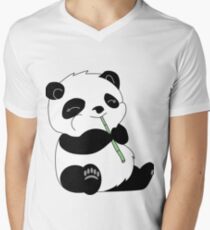 Panda V-Neck T-Shirt