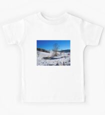 hills of white Kids Tee