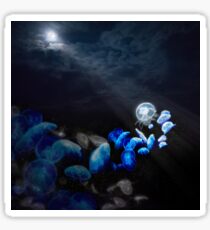 Moon Jellyfish Sticker