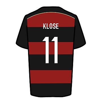 Miroslav Klose World Cup 2014 Jersey Sticker for Sale by Zgjimi17