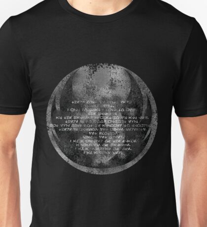 grey jedi code shirt