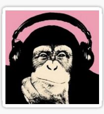 Monkey Music Sticker