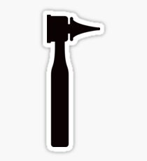 Otoscope / auriscope silhouette sticker - tools for the doctor Sticker