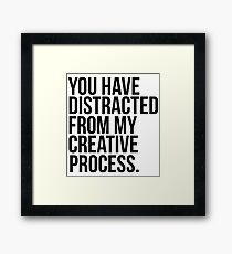 Creative Process Framed Print