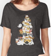 cat pile Women's Relaxed Fit T-Shirt