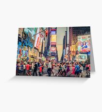 Times Square Summer Greeting Card