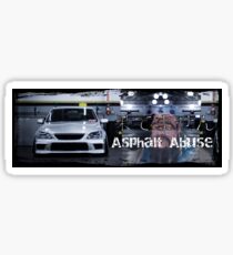 Asphalt Abuse Sticker Sticker