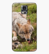Wolf drinking Case/Skin for Samsung Galaxy