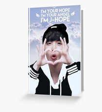 Tarjeta de felicitación Angel J-HOPE