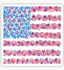 Lilly USA Flag Sticker