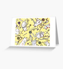 Yarn Cats Greeting Card
