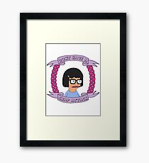 Crap Attack // Tina Belcher Framed Print