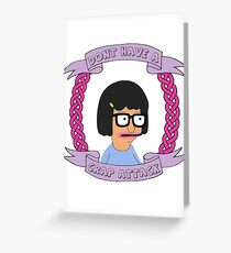 Crap Attack // Tina Belcher Greeting Card