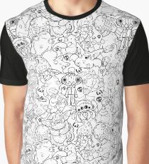 Creepies Collage Graphic T-Shirt