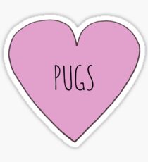 PUG LOVE Sticker
