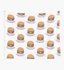 you're so cute // burger Wall Tapestry