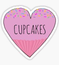 I LOVE CUPCAKES! Sticker