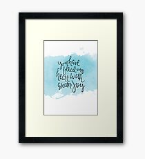 You Have Filled My Heart With Greater Joy Framed Print