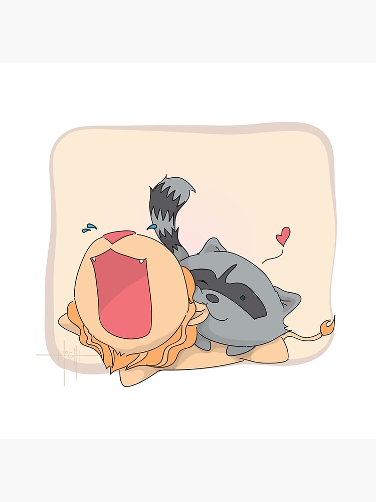 Raccoon Always Wins by mochiball