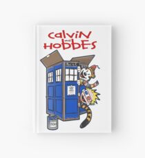 calvin and hobbes police box Hardcover Journal