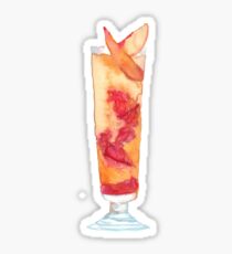 Pimms Watercolour Cocktail Sticker