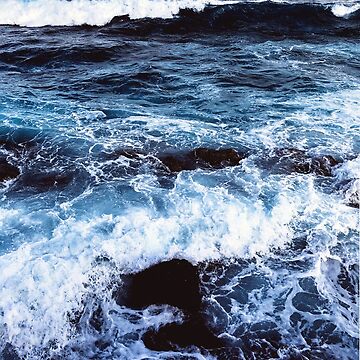 Artwork thumbnail, Blue Ocean Waves by Butterfly-Dream