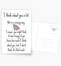 I'm Not Creepy Postcards