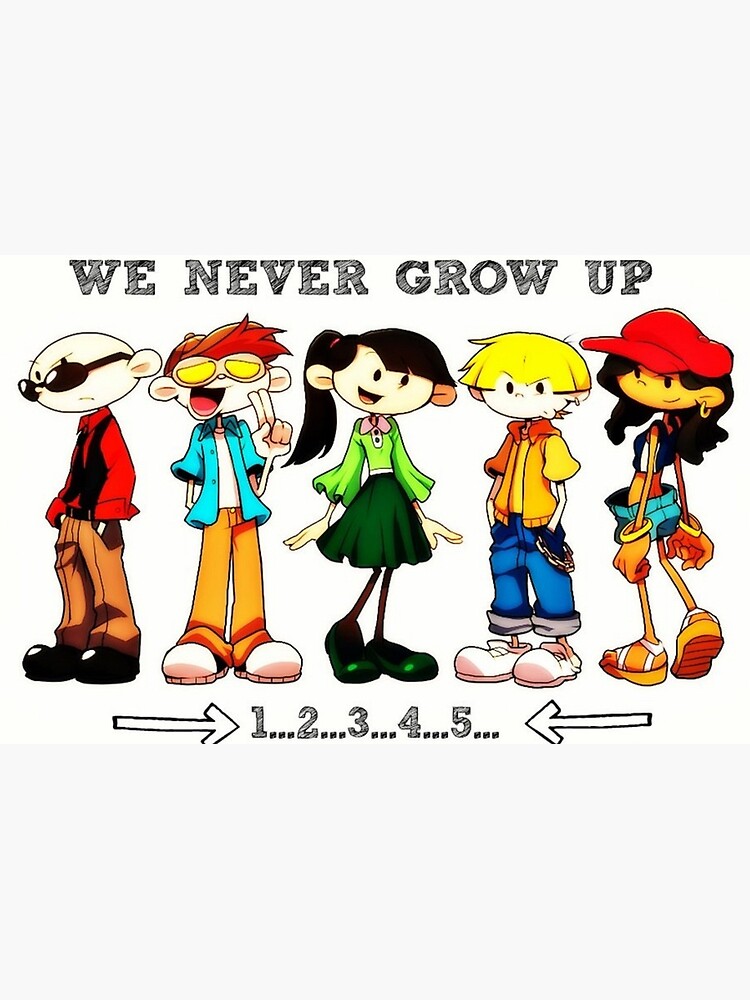 Kids Next Door We Never Grow Up Laptop Skin By Pikachufan1336
