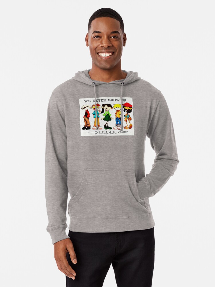 Kids Next Door We Never Grow Up Lightweight Hoodie By