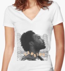 Childish Gambino Women's Fitted V-Neck T-Shirt