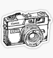 Canon Canonet QL17 GIII Rangefiner Camera Sticker