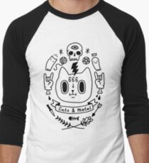 Cats & Metal Men's Baseball ¾ T-Shirt