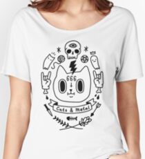 Cats & Metal Women's Relaxed Fit T-Shirt